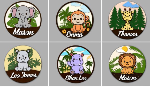 Download Safari Animal Name Sign SVG - Premium Resources